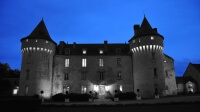Chateau de Marcay nuit